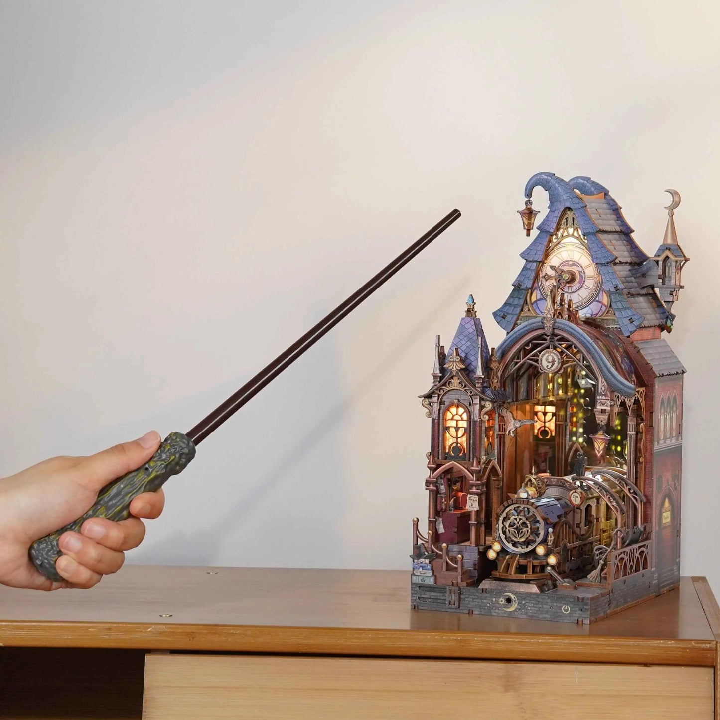 3D Wooden Puzzle DIY Book Nook Kit (Magic Platform)